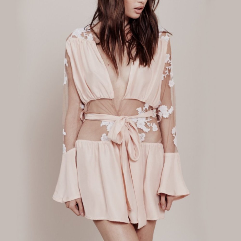 Darla Robe in Blush Pink